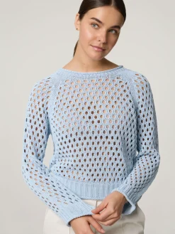 Strickpullover mit Baumwolle