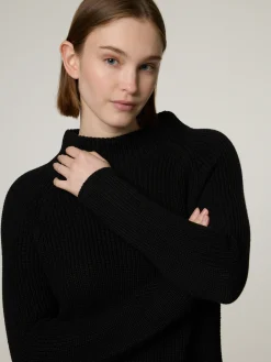 Strickpullover mit Baumwolle