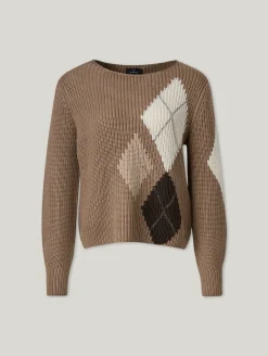 Strickpullover mit Baumwolle