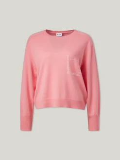 Strickpullover mit Kaschmir