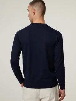 Strickpullover mit Leinen