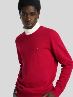 Strickpullover mit Logo