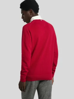 Strickpullover mit Logo