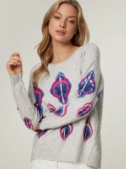 Strickpullover mit Muster