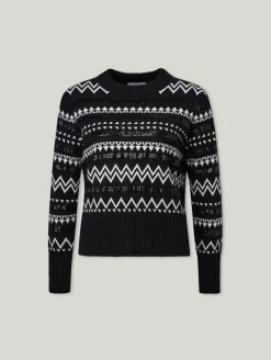 Strickpullover mit Pailletten