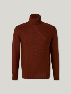 Strickpullover mit Rollkragen