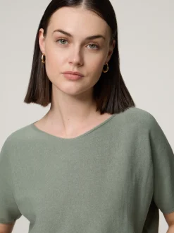 Strickshirt aus Baumwolle