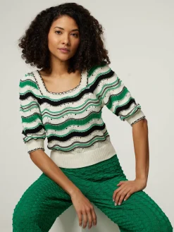 Strickshirt aus Baumwolle