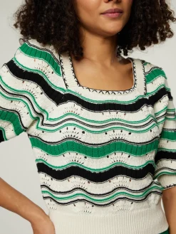 Strickshirt aus Baumwolle