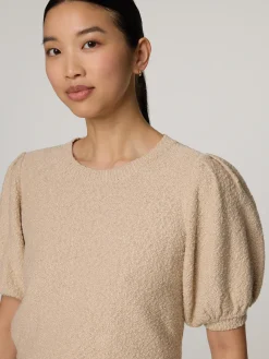 Strickshirt aus Bouclé