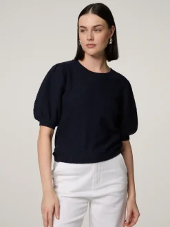 Strickshirt aus Bouclé