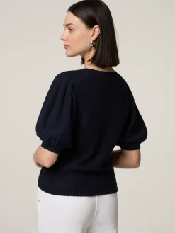 Strickshirt aus Bouclé