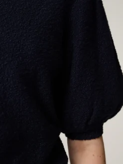 Strickshirt aus Bouclé