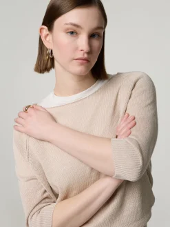 Strickshirt aus Leinen