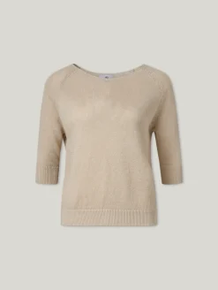 Strickshirt aus Leinen