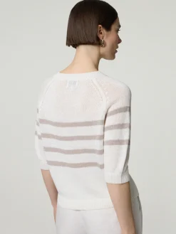 Strickshirt aus Leinen