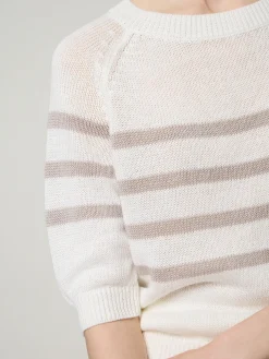 Strickshirt aus Leinen