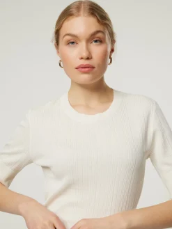 Strickshirt aus Seide