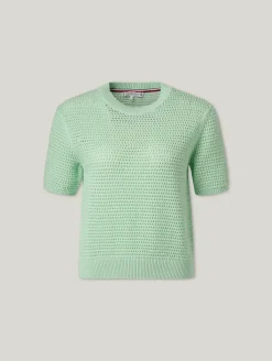 Strickshirt mit Baumwolle