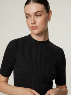 Strickshirt mit Bio-Baumwolle SILJIAA