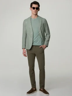 Strickshirt mit Leinen