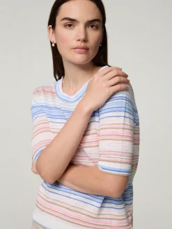 Strickshirt mit Leinen