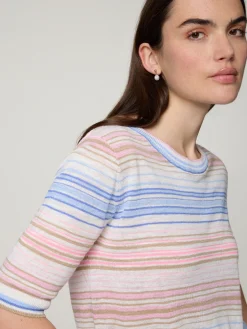 Strickshirt mit Leinen