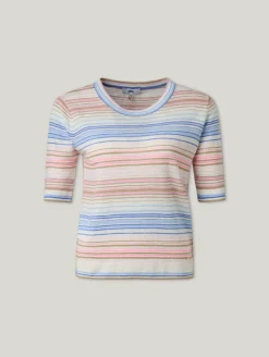 Strickshirt mit Leinen