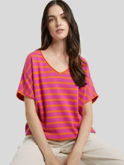 Strickshirt mit Leinen