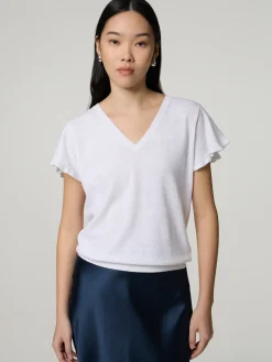 Strickshirt mit Leinen