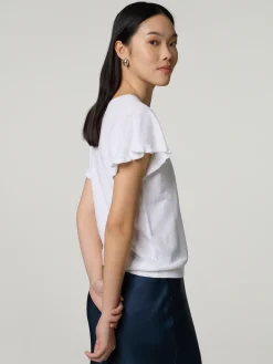 Strickshirt mit Leinen