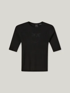 Strickshirt mit Logo