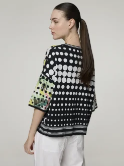 Strickshirt mit Print