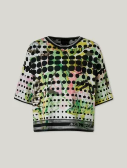 Strickshirt mit Print