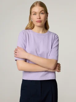 Strickshirt mit Seide