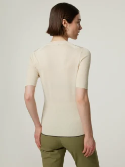 Strickshirt mit Seide