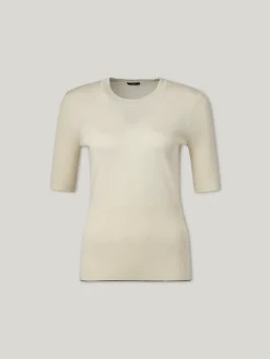 Strickshirt mit Seide