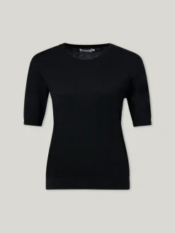 Strickshirt mit Seide