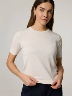 Strickshirt mit Seide ZIBETTO