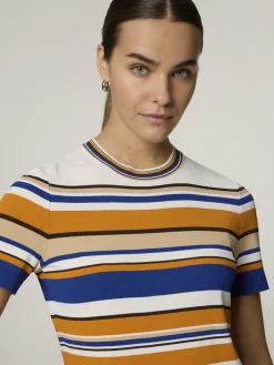 Strickshirt mit Streifen