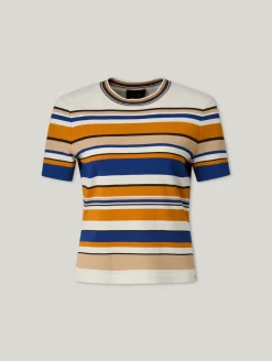 Strickshirt mit Streifen