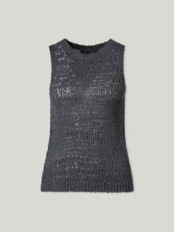 Stricktop aus Baumwolle