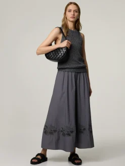 Stricktop aus Baumwolle