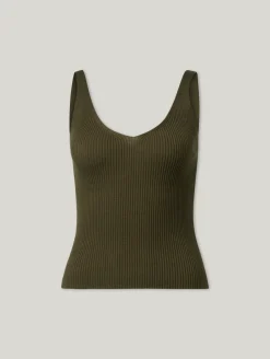 Stricktop aus Baumwolle