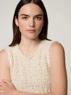 Stricktop aus Baumwolle