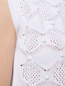 Stricktop aus Baumwolle RIBE