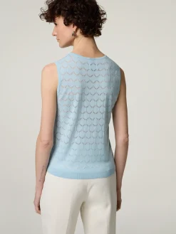 Stricktop aus Schurwolle