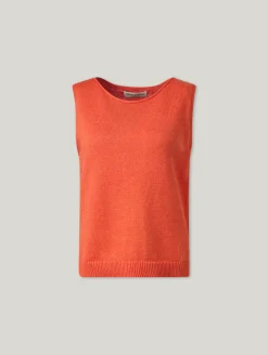 Stricktop mit Baumwolle