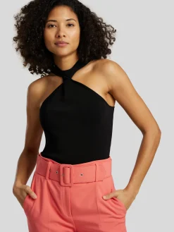 Stricktop mit Knoten-Detail