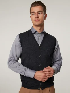 Strickweste aus Merinowolle
